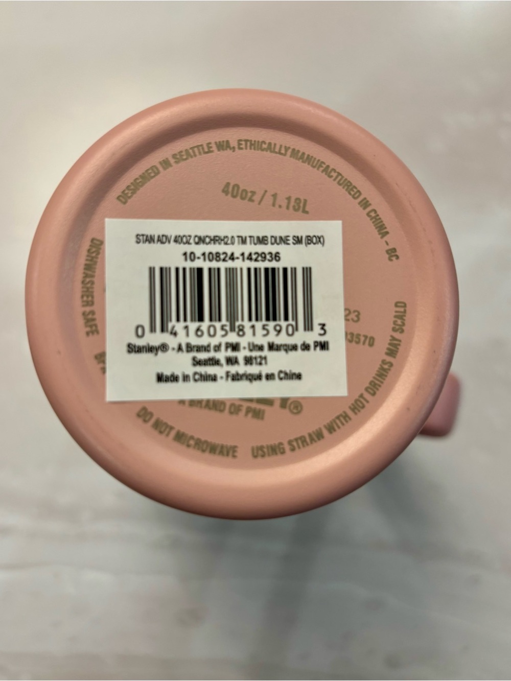 40 oz Blush FlowState Quencher Stanley brand new in box - Picture 2 of 2